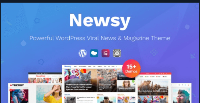 Newsy - Viral News & Magazine WordPress Theme