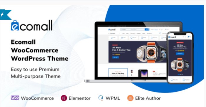 Ecomall - Elementor Electronics WooCommerce Theme