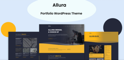 Allura - Portfolio WordPress Theme