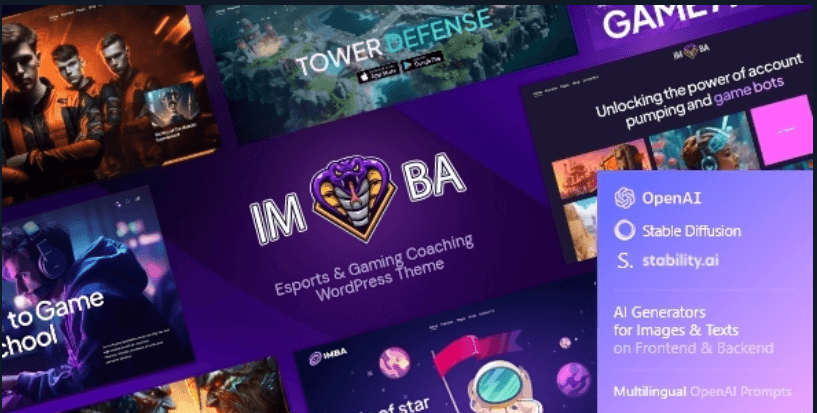 Gaming Coaching WordPress Theme