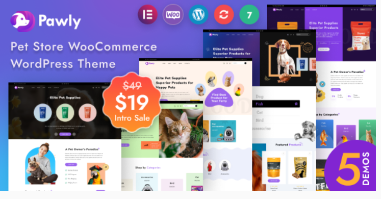 Pawly – Responsive Pet Store WooCommerce Theme