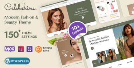 Celebshine – WooCommerce Theme for Fashion & Beauty Cosmetics