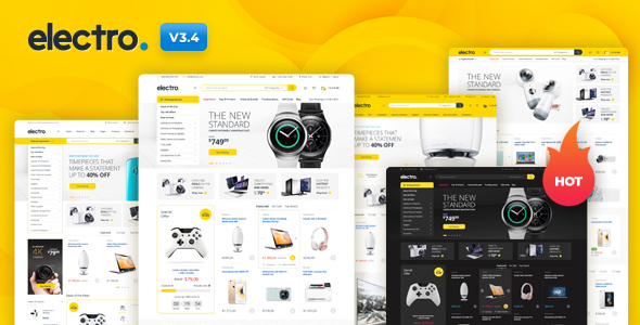 electro electronics store wooCommerce theme