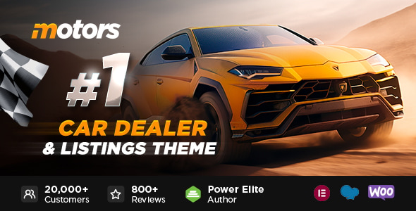 Motors – Car Dealer Rental & Listing WordPress theme