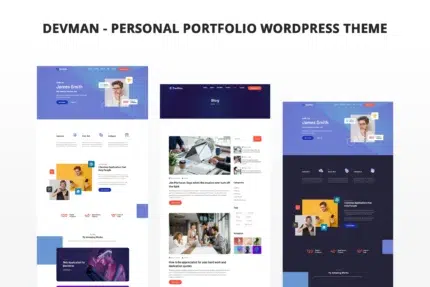 Devman - Personal Portfolio WordPress Theme