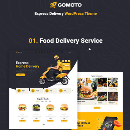 Gomoto – Food Delivery & Medical Supplies WordPress Theme