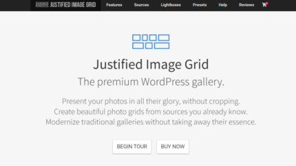 Justified Image Grid – Premium WordPress Gallery