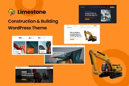 Limestone - Construction Building WordPress Theme