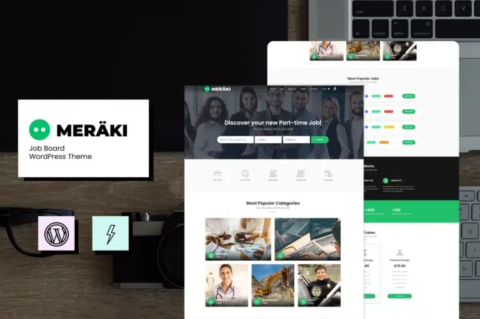 Meraki - Job Board WordPress Theme