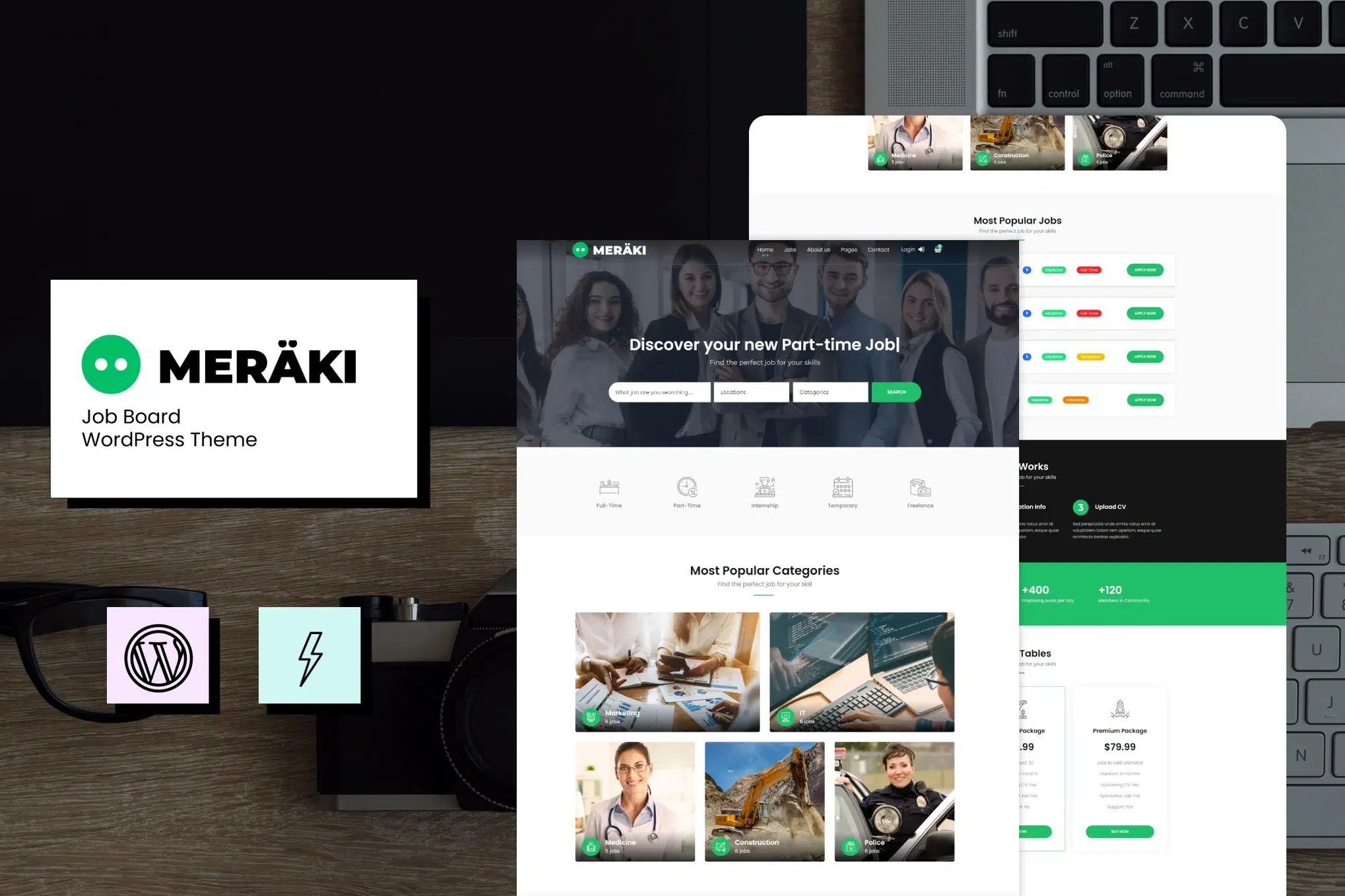 Meraki - Job Board WordPress Theme