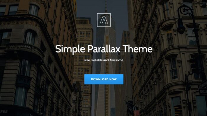 parallax theme