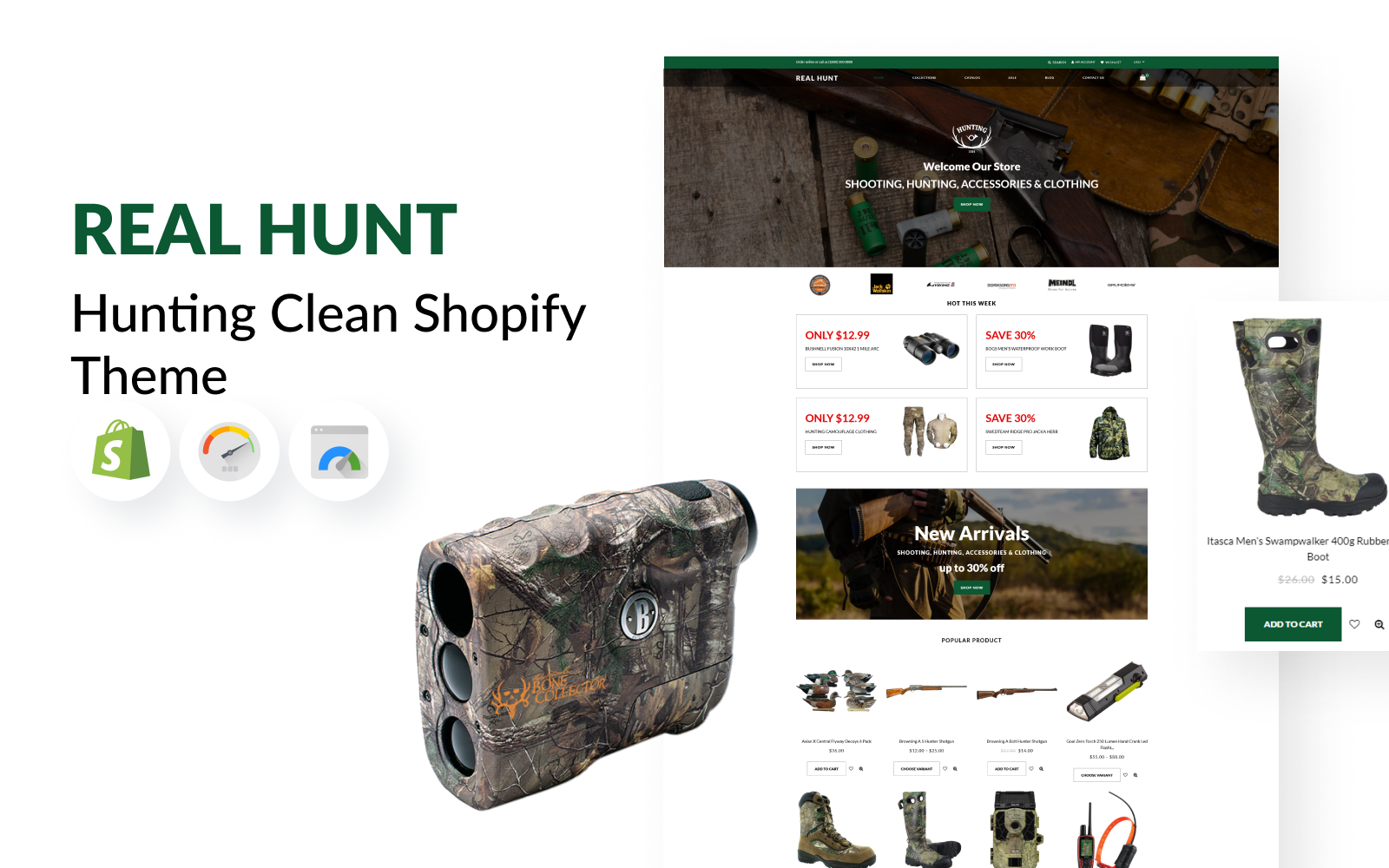 Real Hunt – Hunting Clean Shopify Theme