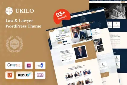 Ukilo - Law & Lawyer WordPress Theme